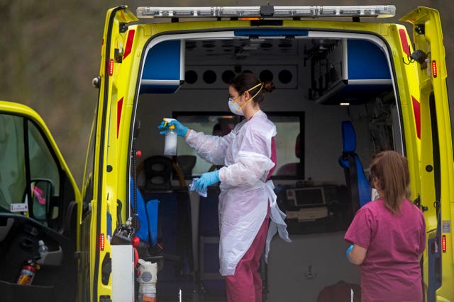 An ambulance worker