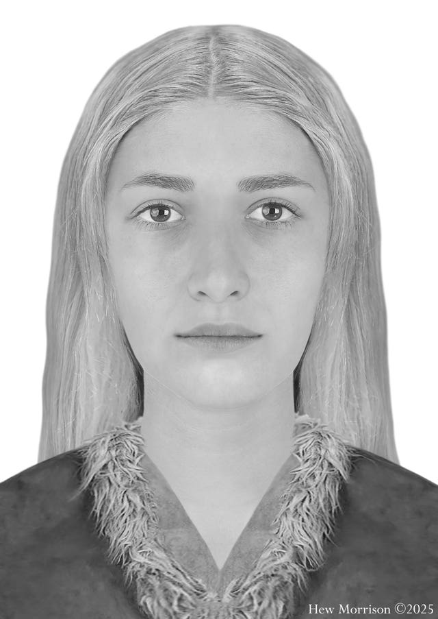 An illustration of the so-called 'Baldock Woman'