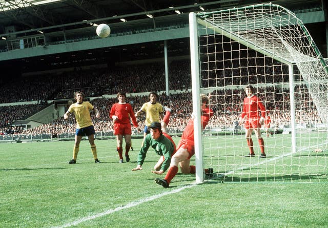 Clemence was in goal as Liverpool lost the 1971 FA Cup final against Arsenal after extra-time at Wembley