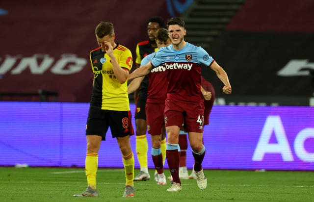 Watford had a costly defeat to deal with as West Ham celebrated almost securing survival