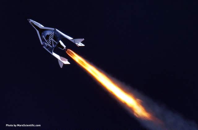Virgin Galactic spaceship