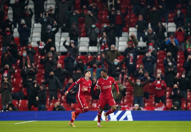 Liverpool welcomed fans back to Anfield with a 4-0 thrashing of Wolves