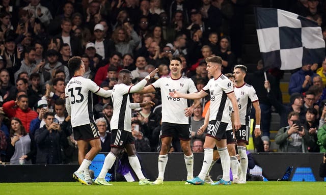 Fulham celebrate