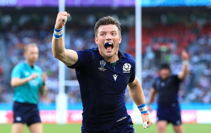 George Horne bagged a hat-trick against Russia