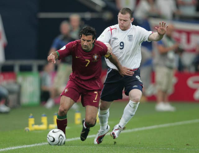 Luis Figo, left, enjoyed an illustrious career with club and country