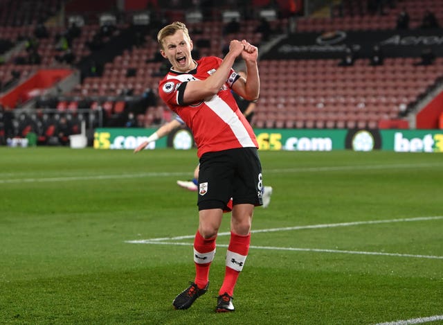 James Ward-Prowse celebrates