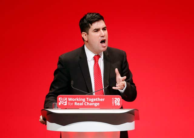 Shadow Secretary of State for Justice Richard Burgon (Danny Lawson/PA)