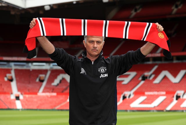 Mourinho was hired as Manchester United's manager