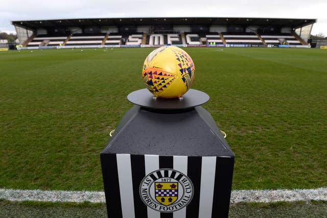 St Mirren are fourth bottom in the Ladbrokes Premiership