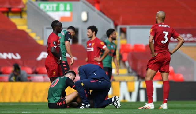 Jack Grealish struggled with an early ankle knock