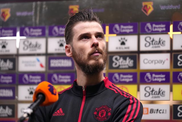 Manchester United goalkeeper David De Gea