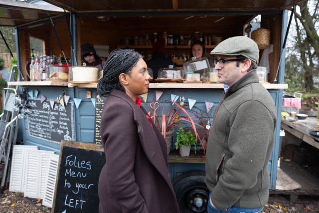 Kemi Badenoch with her husband Hamish