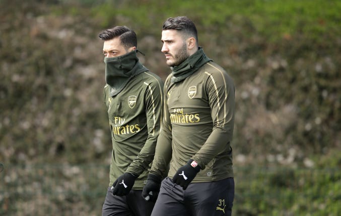 The pair have returned to training