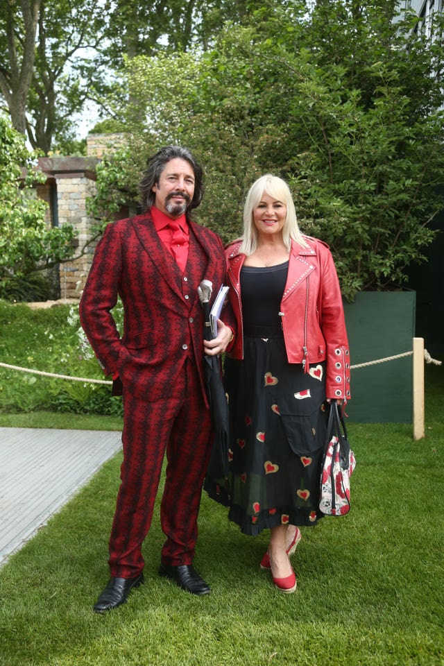 Laurence Llewelyn-Bowen and his wife Jackie visited the show