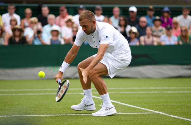 Dan Evans showed an array of skills in his straight-sets win