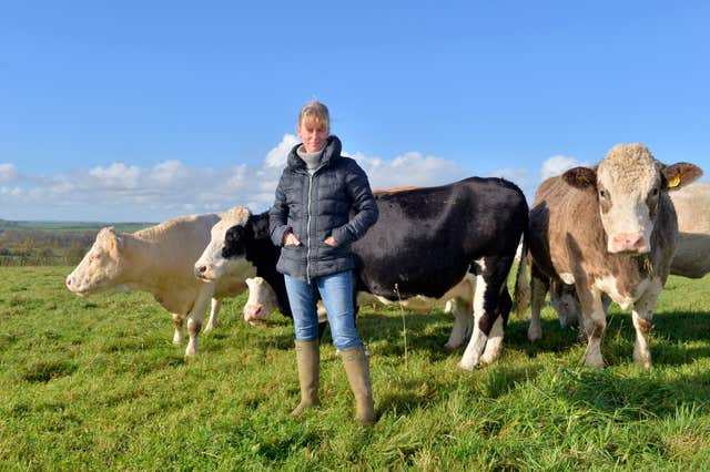 Undated NFU handout of Minette Batters