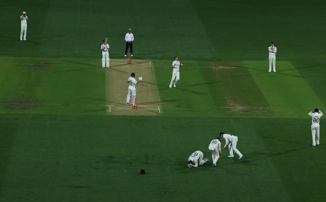 Jos Buttler drops a simple chance late on in the day
