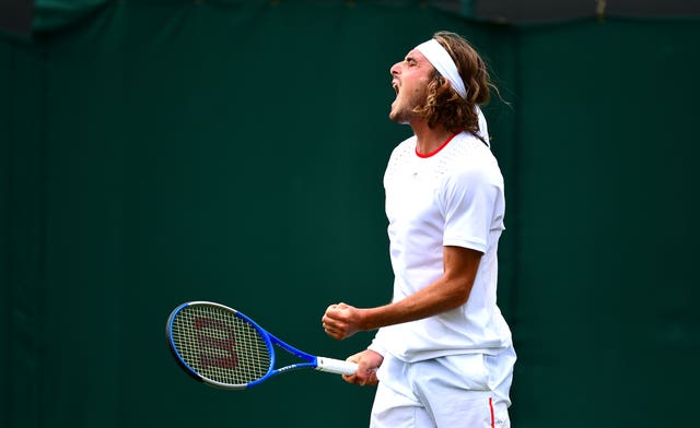 Stefanos Tsitsipas was a surprise casualty in the first round