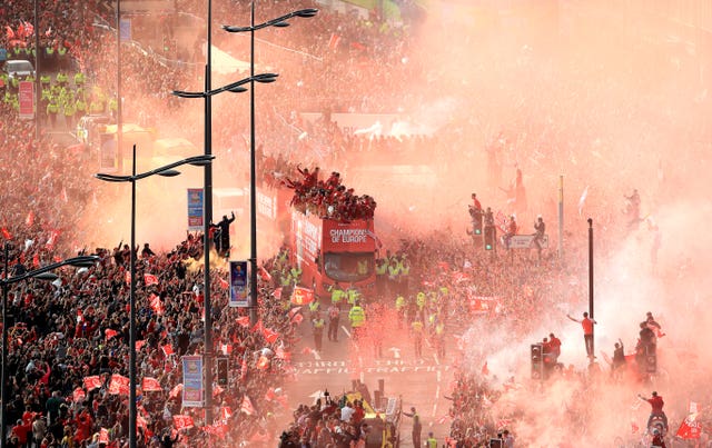 Liverpool Champions League Winners Parade
