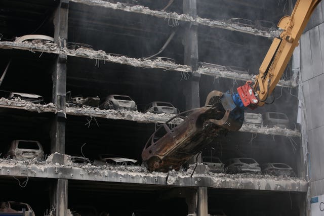 Liverpool multi-storey car park blaze
