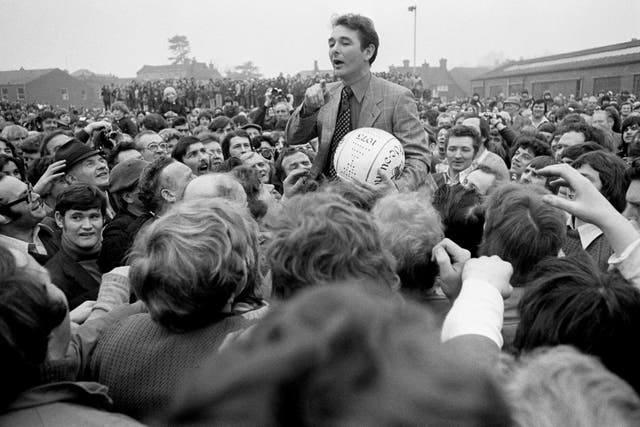 Clough was hugely popular with fans