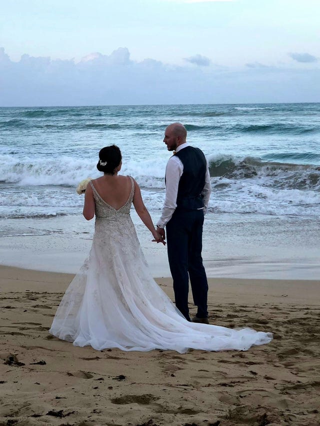 James Stokoe with his wife Alex