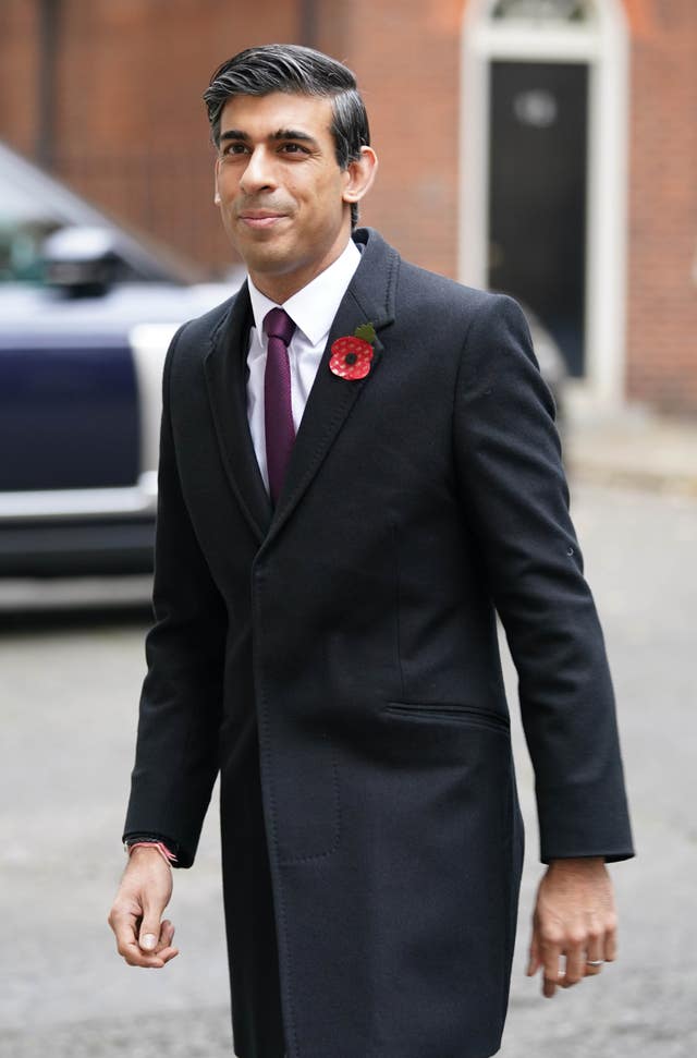 Chancellor Rishi Sunak