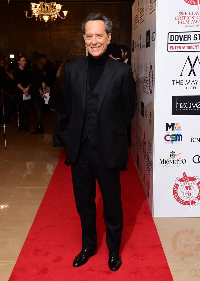 Richard E Grant on the red carpet