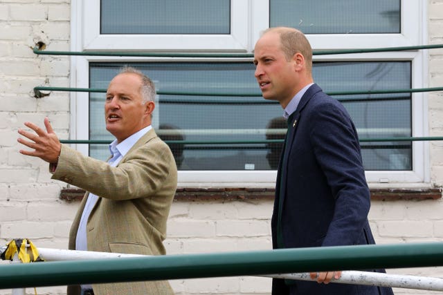 Duke of Cambridge visits Hendon FC