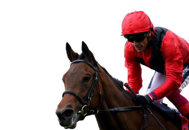 Emily Upjohn and Frankie Dettori at Sandown