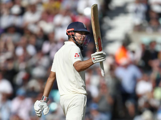 Cook ground out his 57th Test half-century