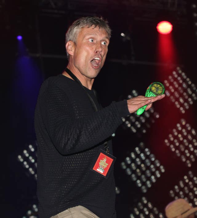 Bez from the Happy Mondays