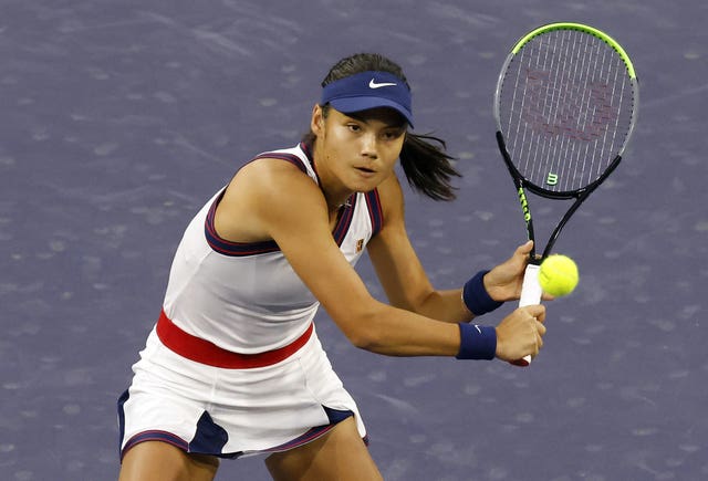 Emma Raducanu was beaten by Aliaksandra Sasnovich at Indian Wells