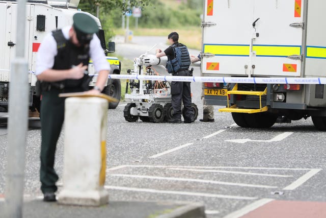 Explosive device found in Craigavon