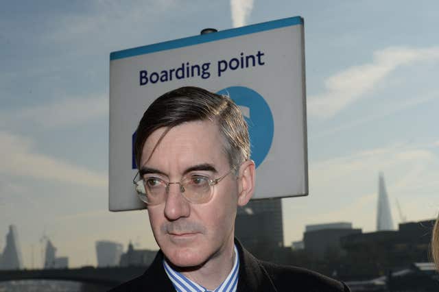 Jacob Rees-Mogg branded the transition deal 'a mistake' (Stefan Rousseau/PA)