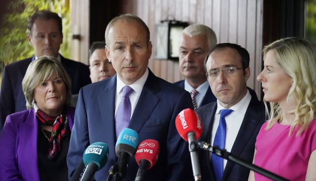 Fianna Fail Party think in-in Mullingar