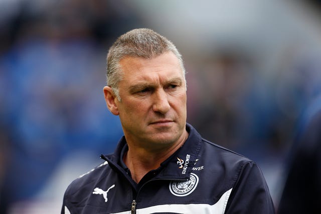 Former Leicester manager Nigel Pearson has paid his respects