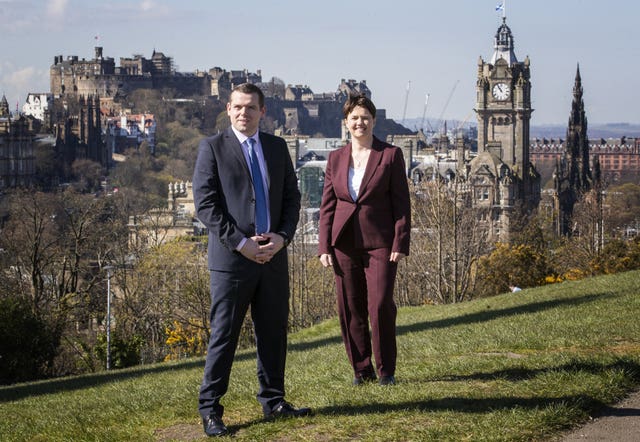 Douglas Ross and Ruth Davidson