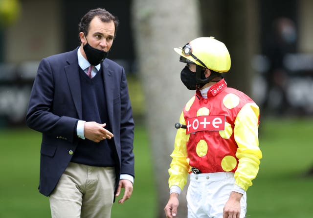 Tom Clover (left) has high hopes for Rogue Spirit