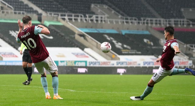 Ashley Westwood's brilliant volley briefly brought Burnley back level