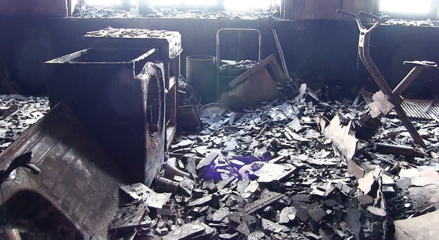 Tower block fire in London