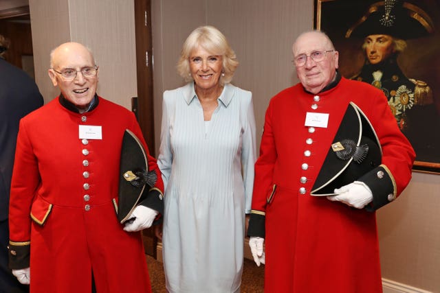 Camilla visits Victory Services Club