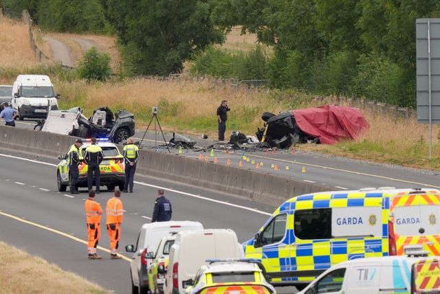 Crash on M9 in Co Kildare