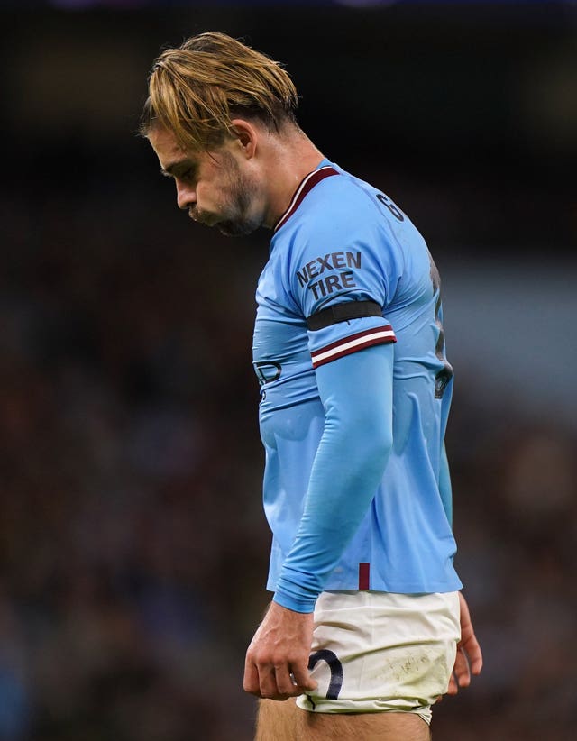 Grealish was substituted by Guardiola after just under an hour against Dortmund