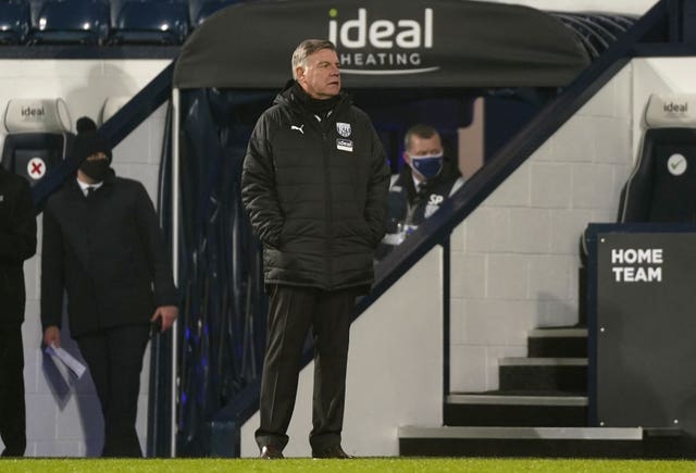 Sam Allardyce has suffered defeats in each of his first three home games as West Brom boss