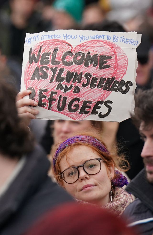 Anti-racism rally-Dublin