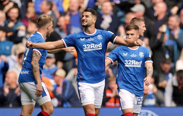 Antonio Colak celebrates his first goal
