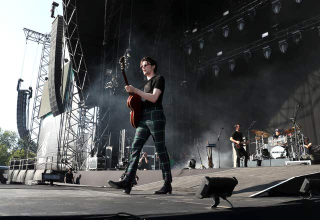 James Bay at TRNSMT festival (Andrew Milligan/PA)