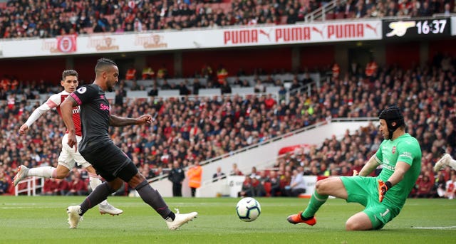 Petr Cech enjoyed his best game of the season in the win over Everton