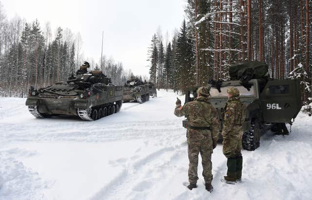 British troops in Estonia